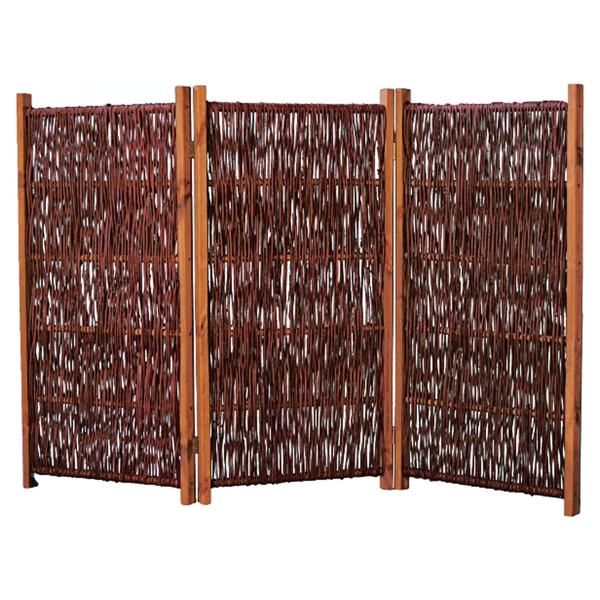SOFIA Paravent aus Weide 
180 x 120 cm (3x 60 x 120 cm)
3-teilig mit Scharnieren