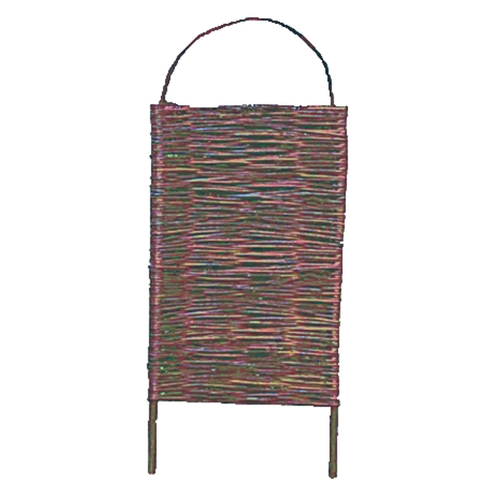 ALESSIA Steckparavent aus Weidengeflecht
56 x 90/116 cm, Steckpfähle ca. Ø 3 cm