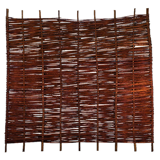 ASO Weidengeflechtzaun
180 x 180 cm
geflochten auf Haselnußruten