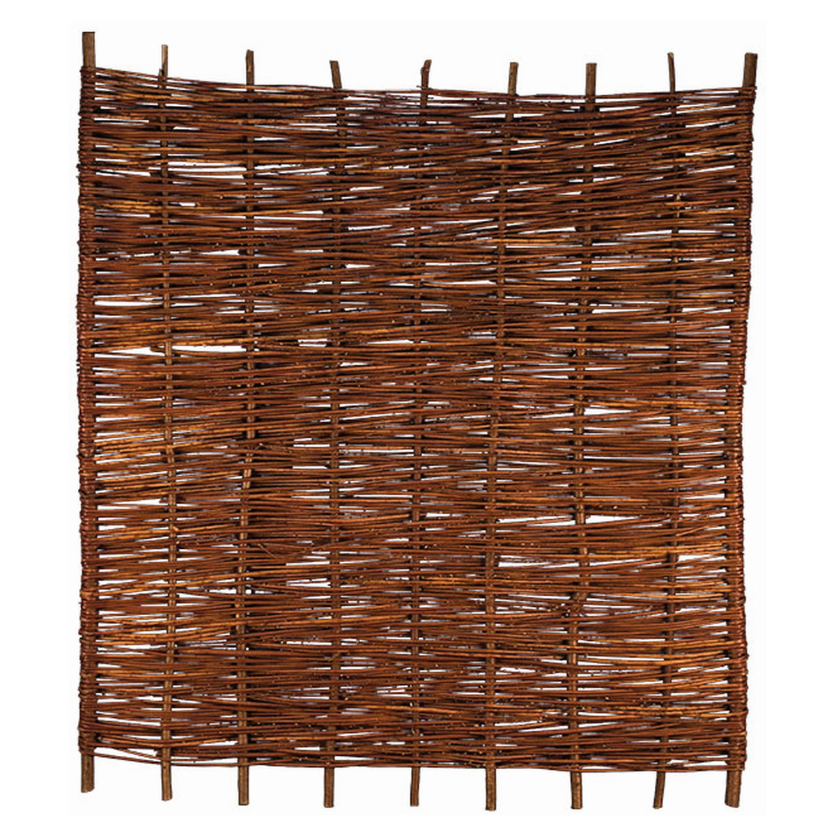 ASO Weidengeflechtzaun
180 x 150 cm
geflochten auf Haselnußruten