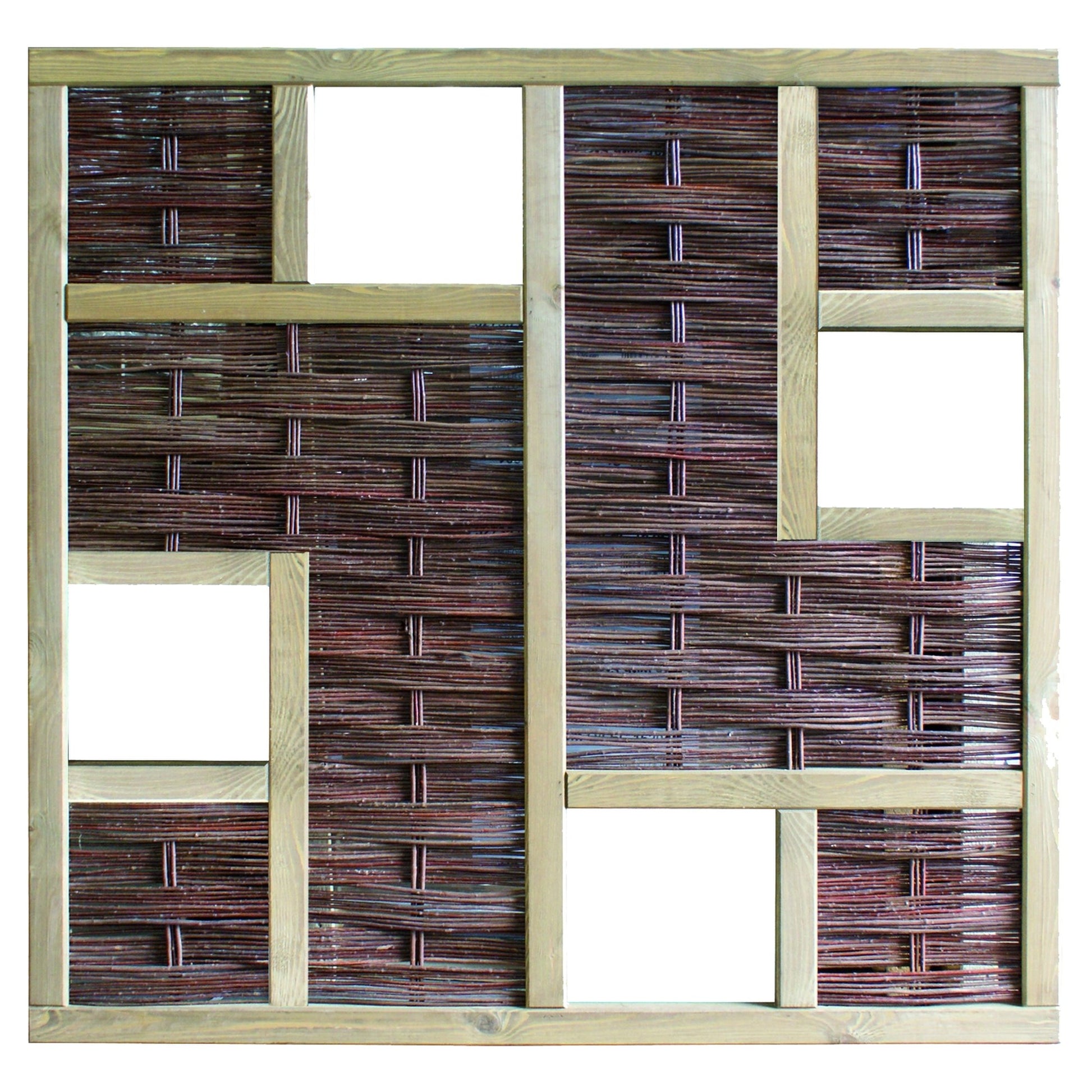 LABO-3D Weidengeflechtzaun
180 x 180 cm, 4 Fenster
Rahmen 70 x 35 mm