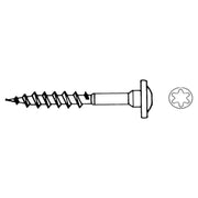 Schraube für Bodenhülsen 
7,0 x 50 mm, Strongi RSS
Paket á 4 Stück, Stahlbeschichtet
