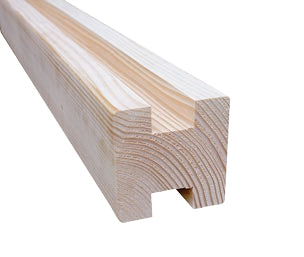 Steckzaun Jü./SL. Pfosten 9x9cm DGL 1,90m -H-