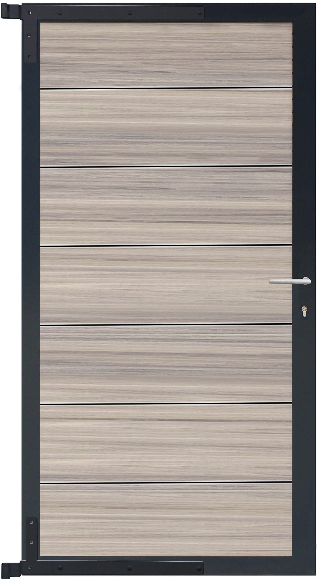 TJÖRN-Tor-Komplettset
90 x 173 cm, Füllung AMETHYSTGRAU
Rahmen ANTHRAZIT