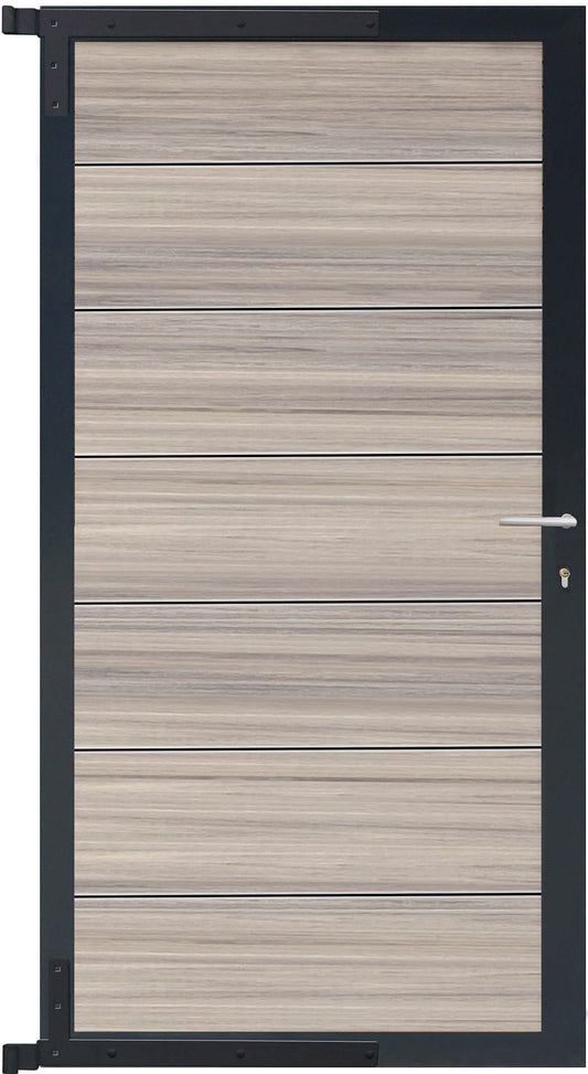 TJÖRN-Tor-Komplettset
90 x 173 cm, Füllung AMETHYSTGRAU
Rahmen ANTHRAZIT