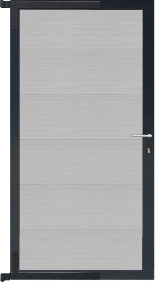 MAX-XL-Tor-Komplettset
90 x 173 cm, Füllung smoke white
Rahmen anthrazit