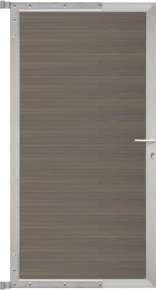 ELSKOP-Tor-Komplettset
90 x 173 cm, Füllung grau
Rahmen silber