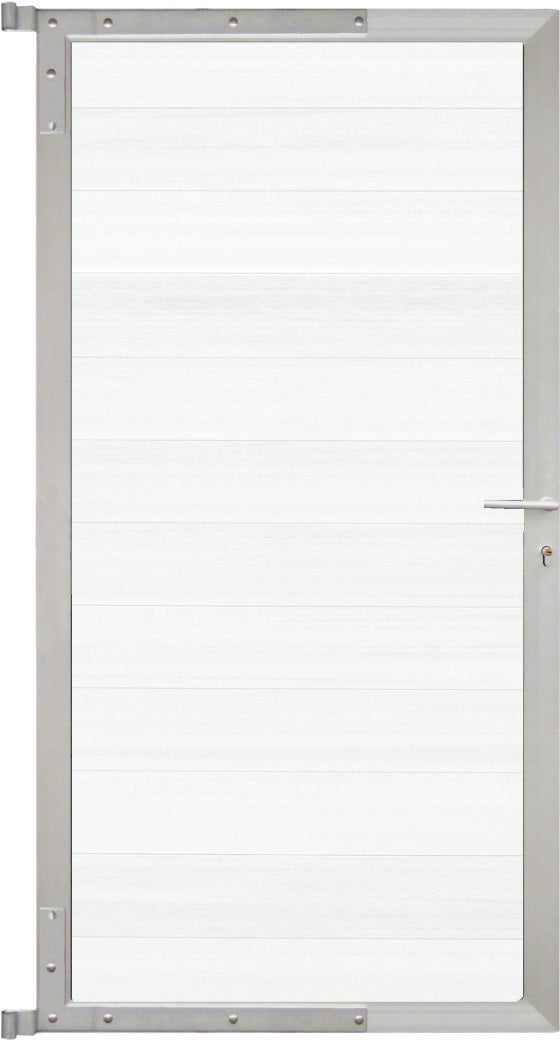 ELSKOP-Tor-Komplettset
90 x 173 cm, Füllung weiß
Rahmen silber