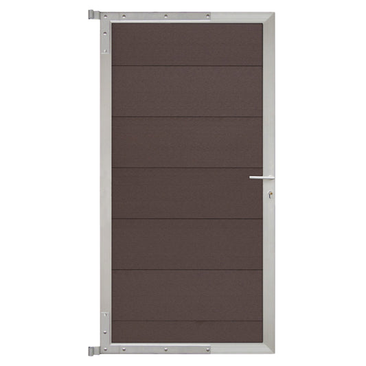 TJÖRN-Tor-Komplettset
90 x 173 cm, mokka/silber