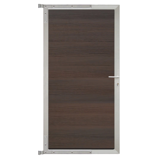 SKÄR-Tor-Komplettset
90 x 173 cm, Holzdekor braun/silber