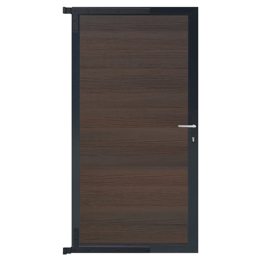 SKÄR-Tor-Komplettset
90 x 173 cm, Holzdekor braun/anthrazit