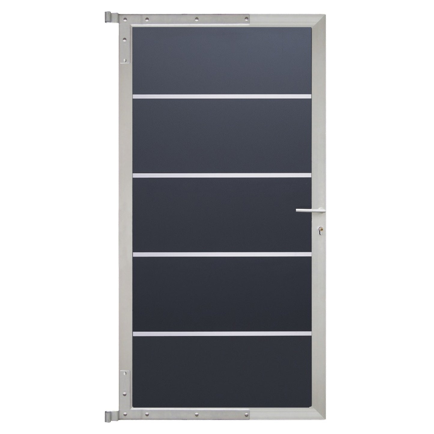 FARÖ-Tor-Komplettset
90 x 173 cm, anthrazit/silber