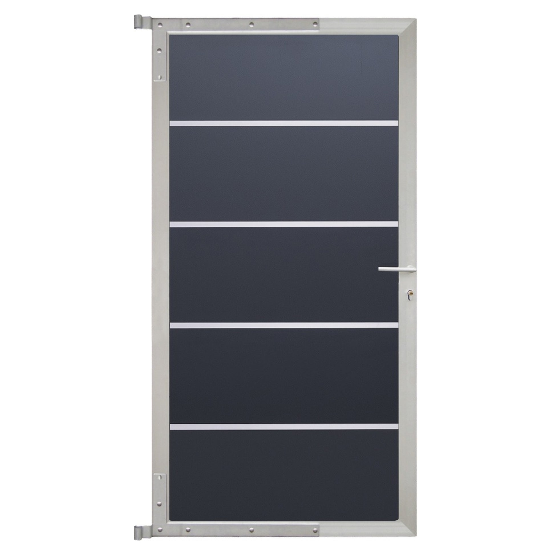 FARÖ-Tor-Komplettset
90 x 173 cm, anthrazit/silber