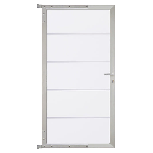 FARÖ-Tor-Komplettset
90 x 173 cm, weiß/silber