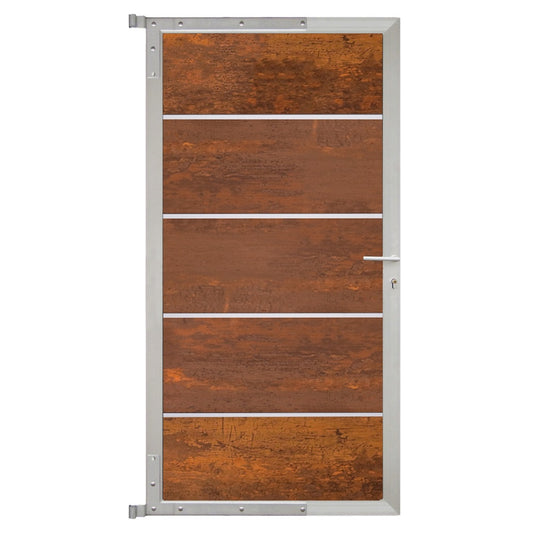 FARÖ-Tor-Komplettset
90 x 173 cm, Deko-Rost/silber