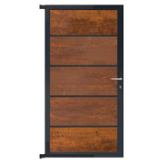 FARÖ-Tor-Komplettset
90 x 173 cm, Deko-Rost/anthrazit