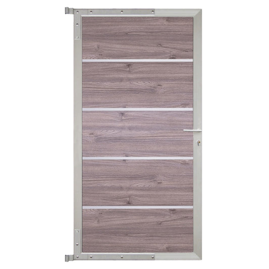 FARÖ-Tor-Komplettset
90 x 173 cm, Esche-grau/silber