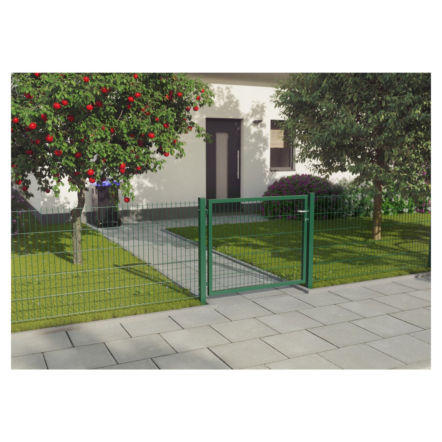 BASIC Doppelstabmatte grün
200 x 100 cm, RAL 6005, 
Stäbe 6/5/6, MW 50/200 mm