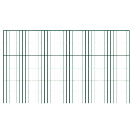 BASIC Doppelstabmatte grün
200 x 120 cm, RAL 6005, 
Stäbe 6/5/6, MW 50/200 mm