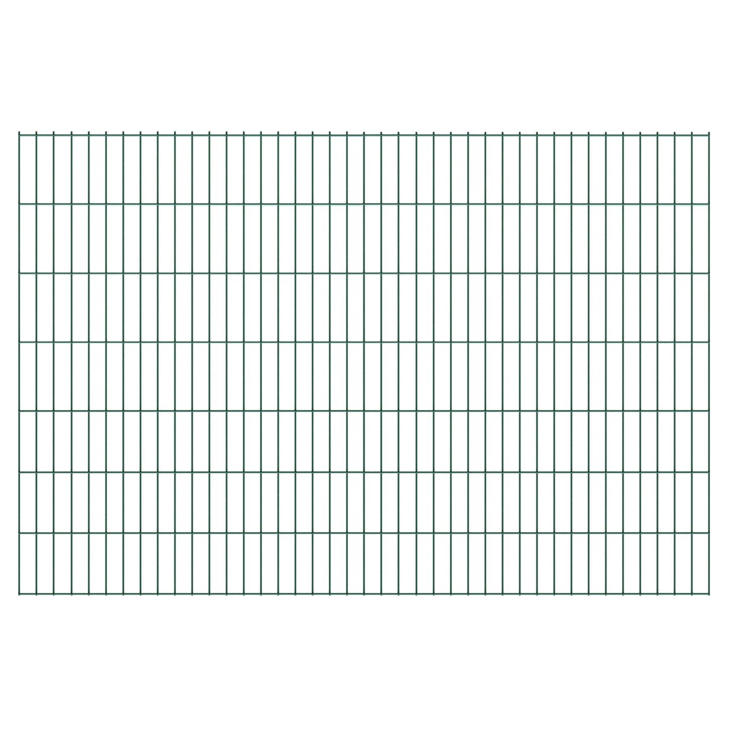 BASIC Doppelstabmatte grün
200 x 140 cm, RAL 6005, 
Stäbe 6/5/6, MW 50/200 mm