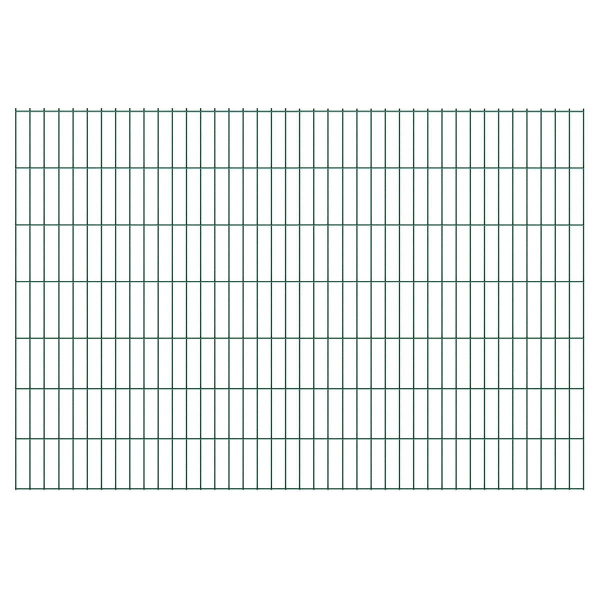BASIC Doppelstabmatte grün
200 x 140 cm, RAL 6005, 
Stäbe 6/5/6, MW 50/200 mm