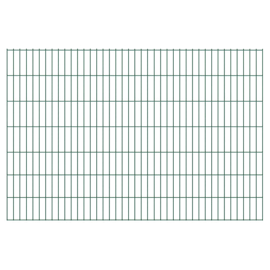 BASIC Doppelstabmatte grün
200 x 140 cm, RAL 6005, 
Stäbe 6/5/6, MW 50/200 mm