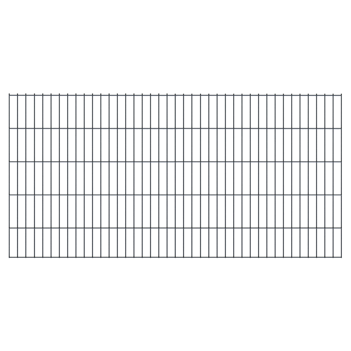 BASIC Doppelstabmatte ANTHRAZIT
200 x 100 cm, RAL 7016
Stäbe 6/5/6, MW 50/200 mm