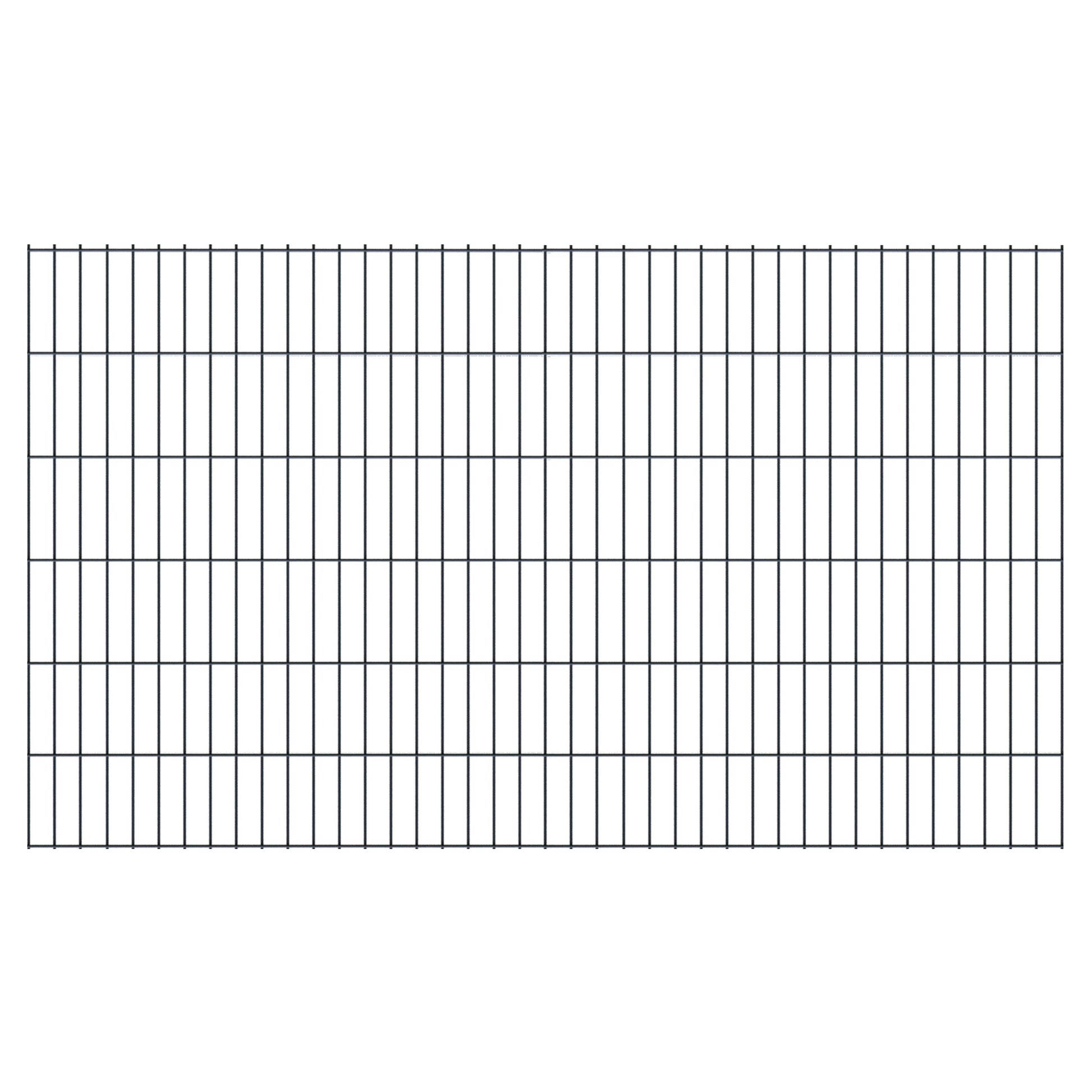 BASIC Doppelstabmatte ANTHRAZIT
200 x 120 cm, RAL 7016
Stäbe 6/5/6, MW 50/200 mm