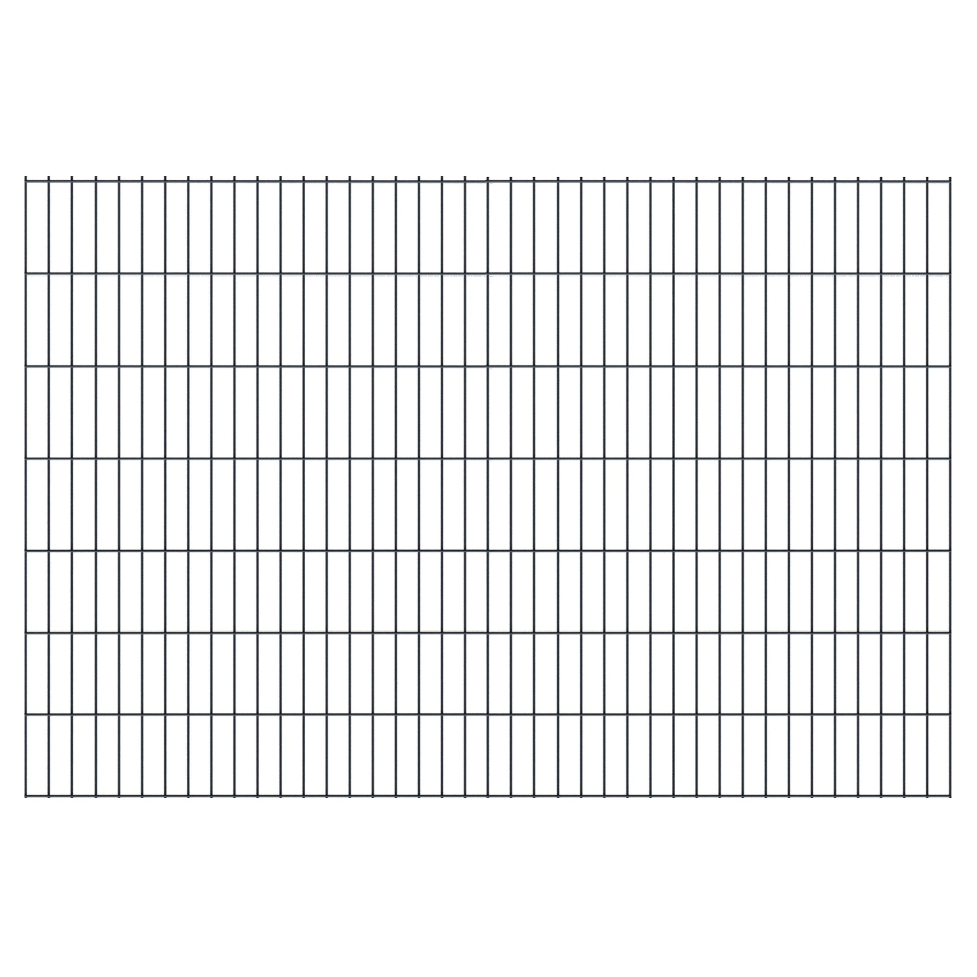 BASIC Doppelstabmatte ANTHRAZIT
200 x 140 cm, RAL 7016
Stäbe 6/5/6, MW 50/200 mm