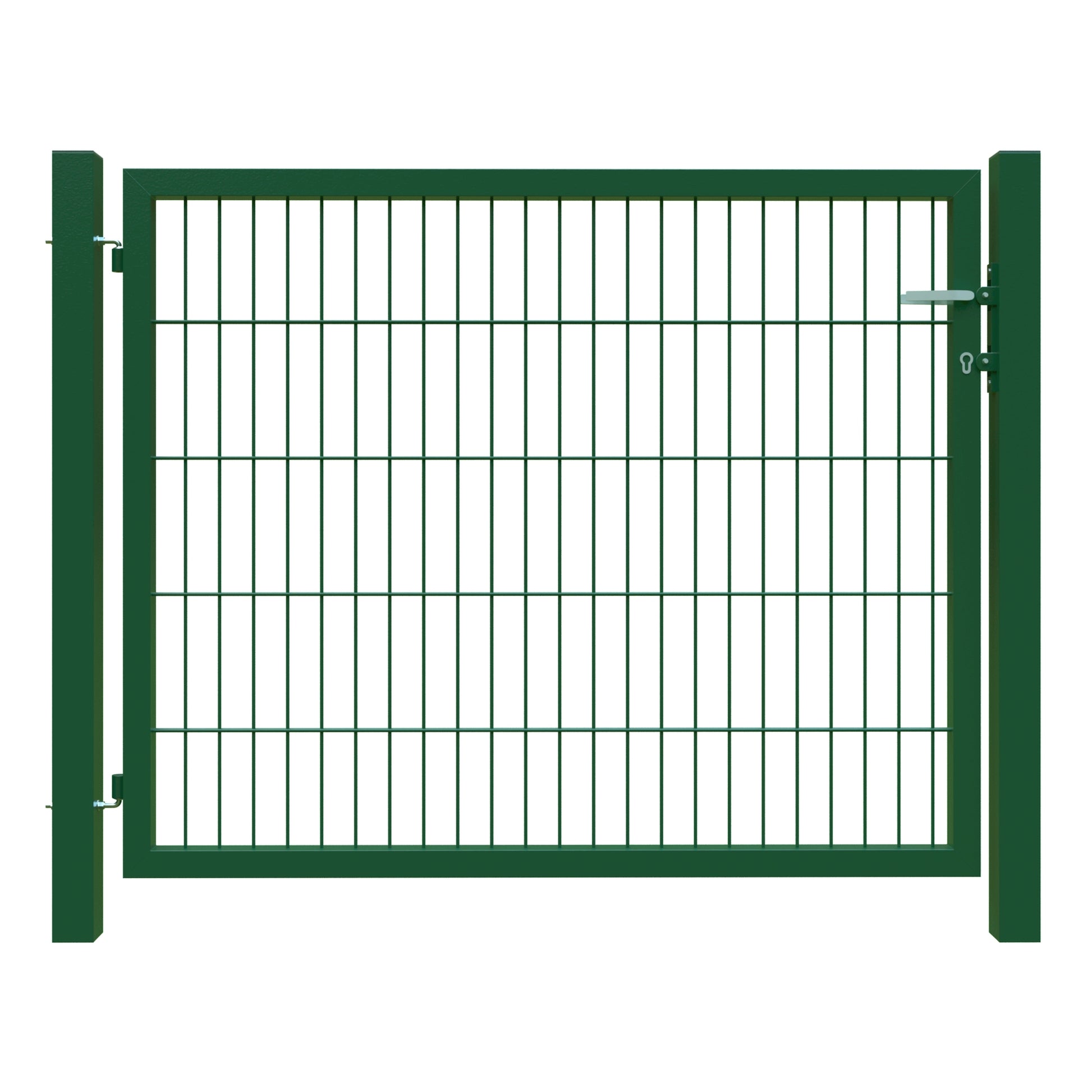BASIC Einzeltor grün
1250 x 1200 mm inkl. Pfosten + Beschläge
MW 50/200 mm