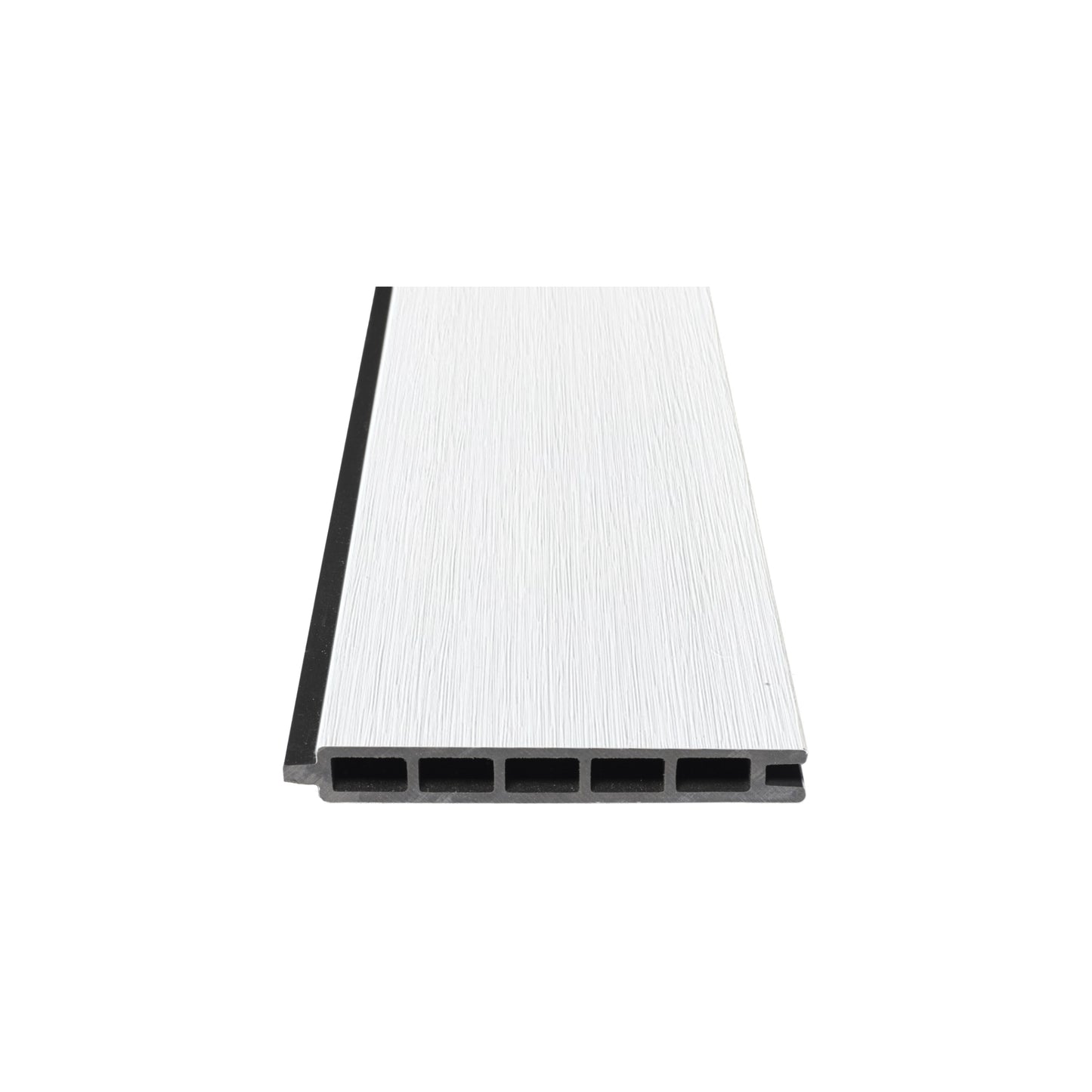ELSKOP-Serie Zaunset, WPC-Steckzaunsystem 1790 x 1760 mm, WEIß-coextrudiert 12 Zaunlamellen