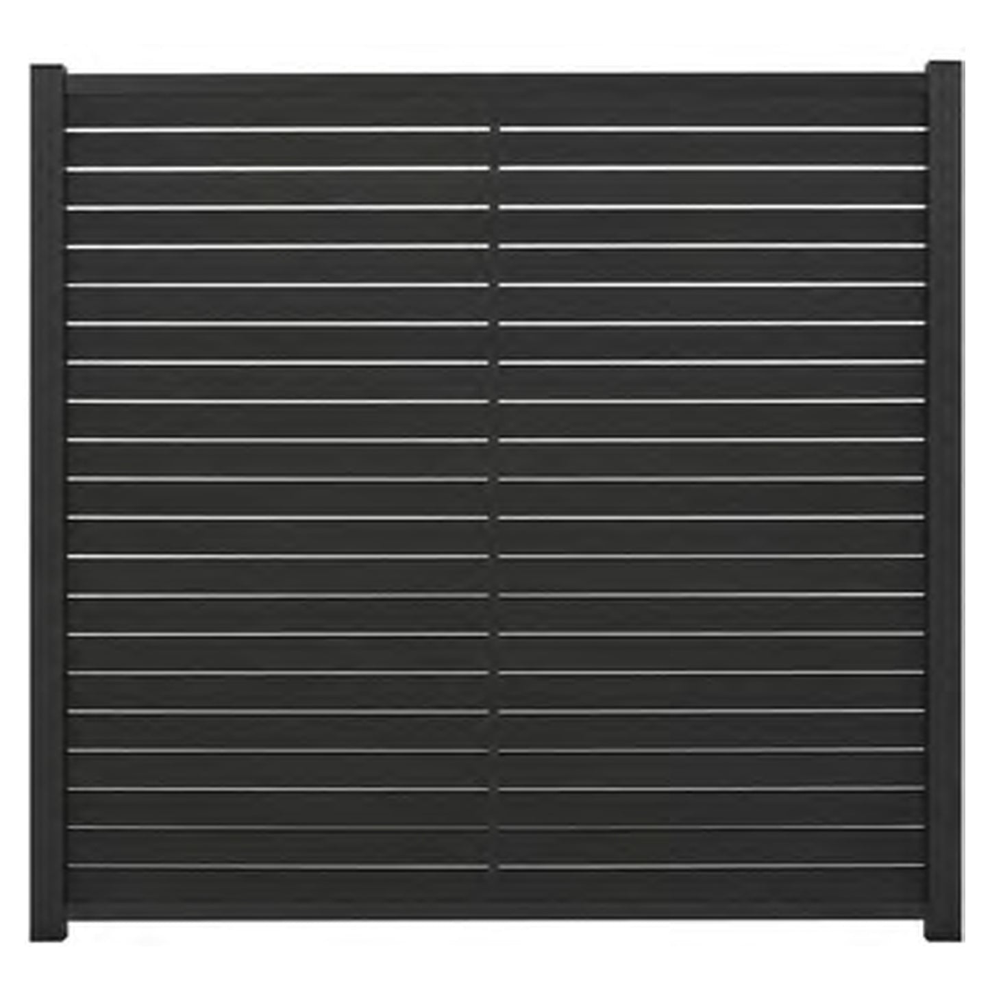 HANÖ-Serie ANTHRAZIT 
21 Lamellen 20 x 75/68 x 1793 mm
BPC-Rhombus-Steckzaun