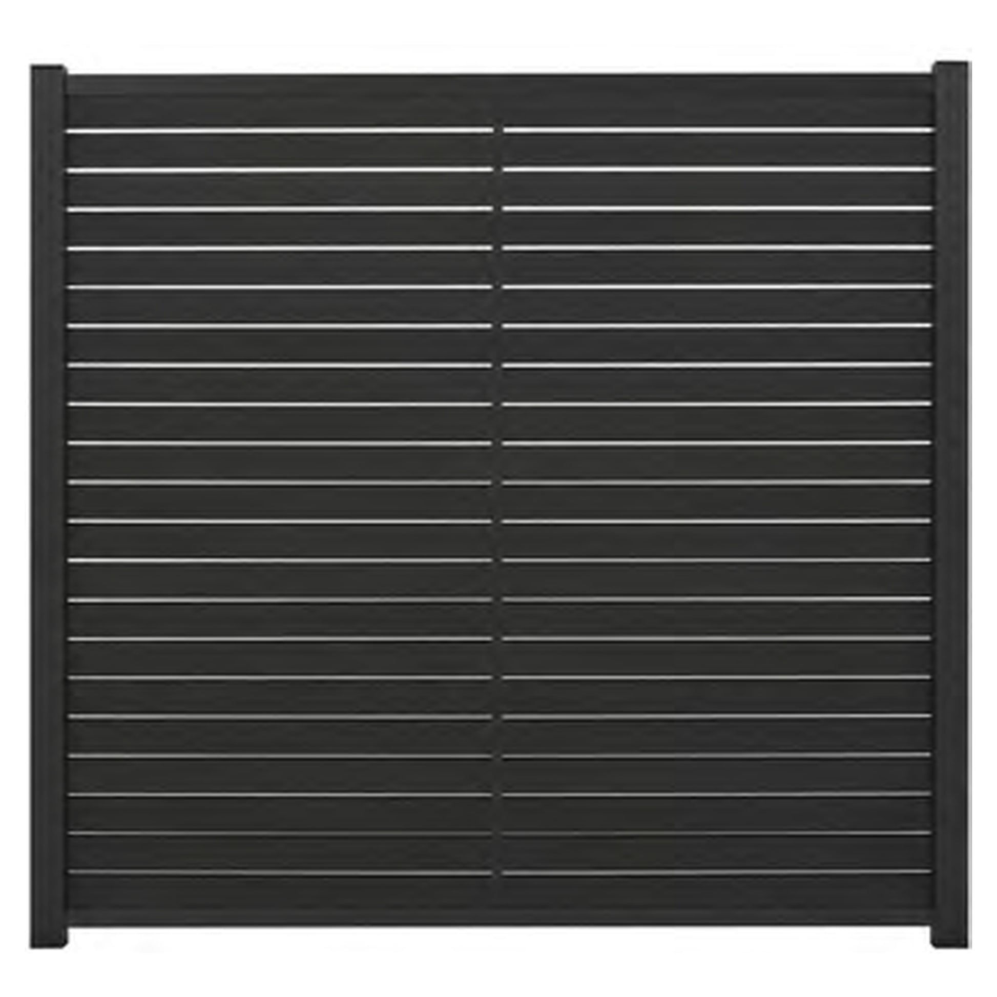 HANÖ-Serie ANTHRAZIT 
21 Lamellen 20 x 75/68 x 1793 mm
BPC-Rhombus-Steckzaun