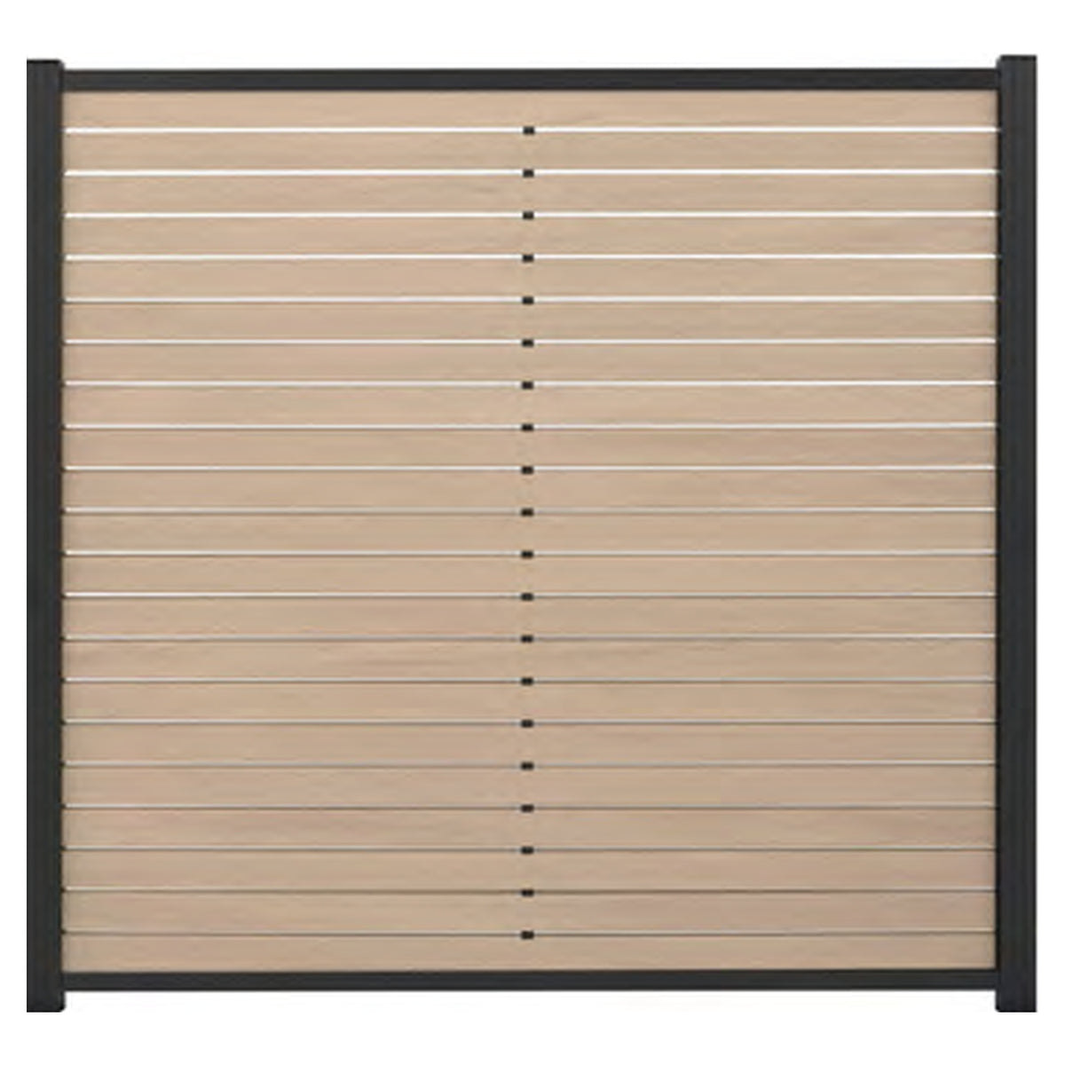 HANÖ-Serie SAND
21 Lamellen 20 x 75/68 x 1793 mm
BPC-Rhombus-Steckzaun