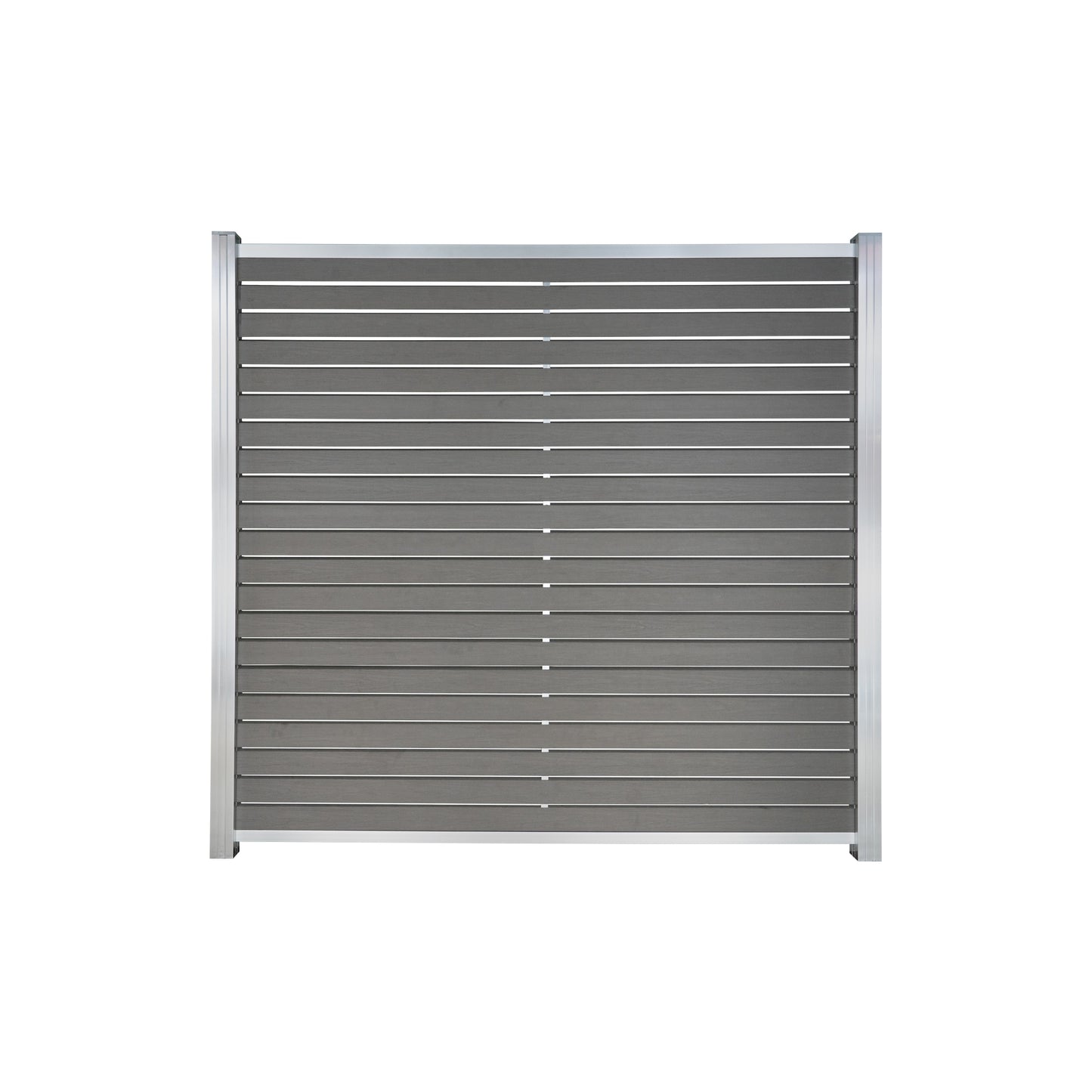 HANÖ-Serie SCHIEFER Holzstruktur 21 Lamellen 20 x 75/68 x 1793 mm BPC-Rhombus-Steckzaun