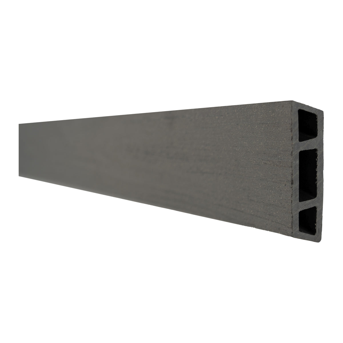 HANÖ-Serie SCHIEFER Holzstruktur 21 Lamellen 20 x 75/68 x 1793 mm BPC-Rhombus-Steckzaun