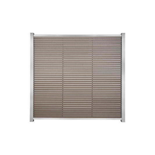 HÖRVIG-Serie BPC-Steckzaun
180 x 180 cm, SCHOKOBRAUN
inkl. Start-& Abschluss SILBER