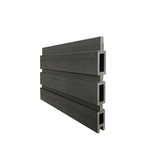 WAREN-Serie
WPC-Lamelle charcoal
1795 x 150 x 20 mm, coextrudiert