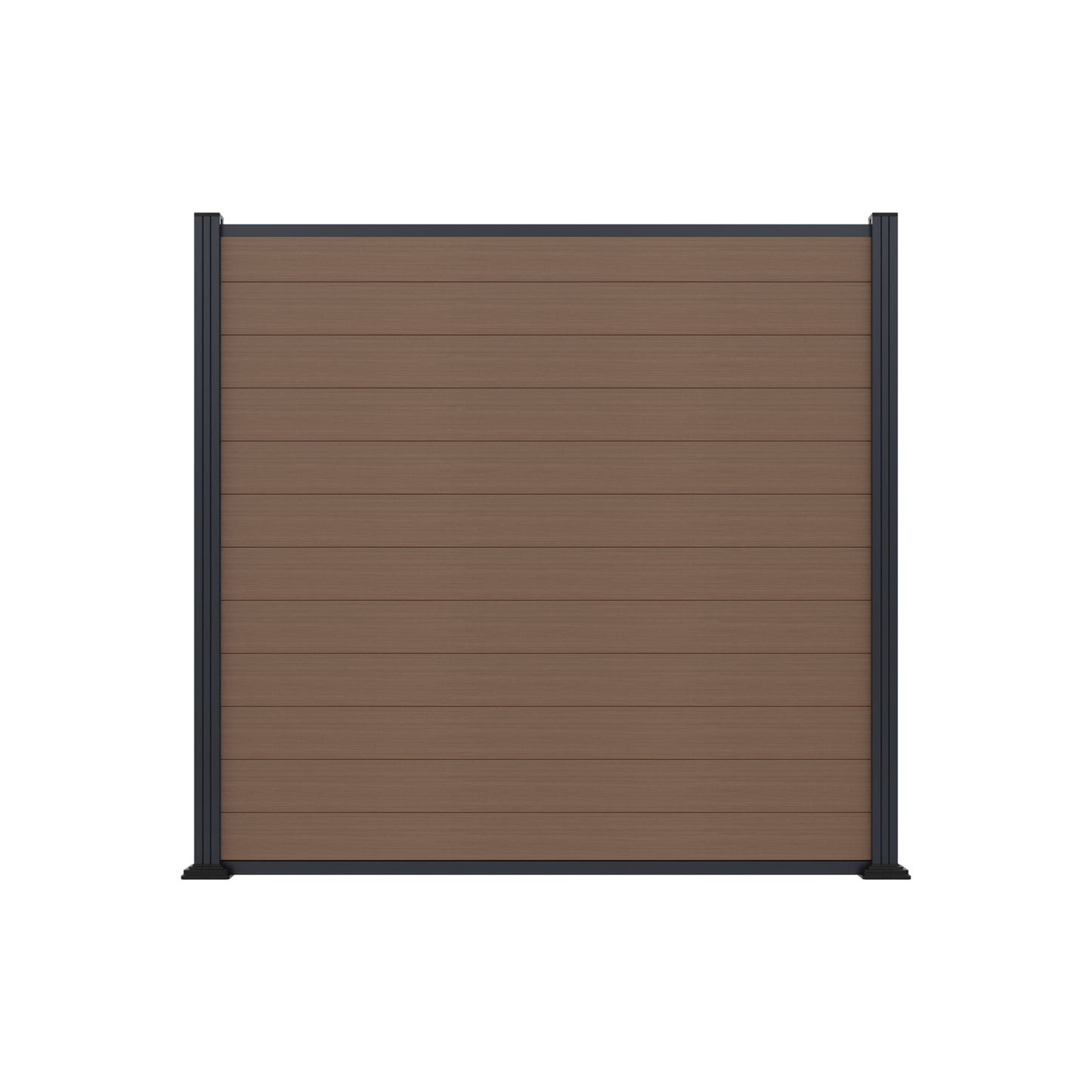 MAX WPC-Steckzaunset
175 x 168 cm; coextrudiert
Farbe TEAK
Abschlussleiste und Clips separat in silber oder anthrazit