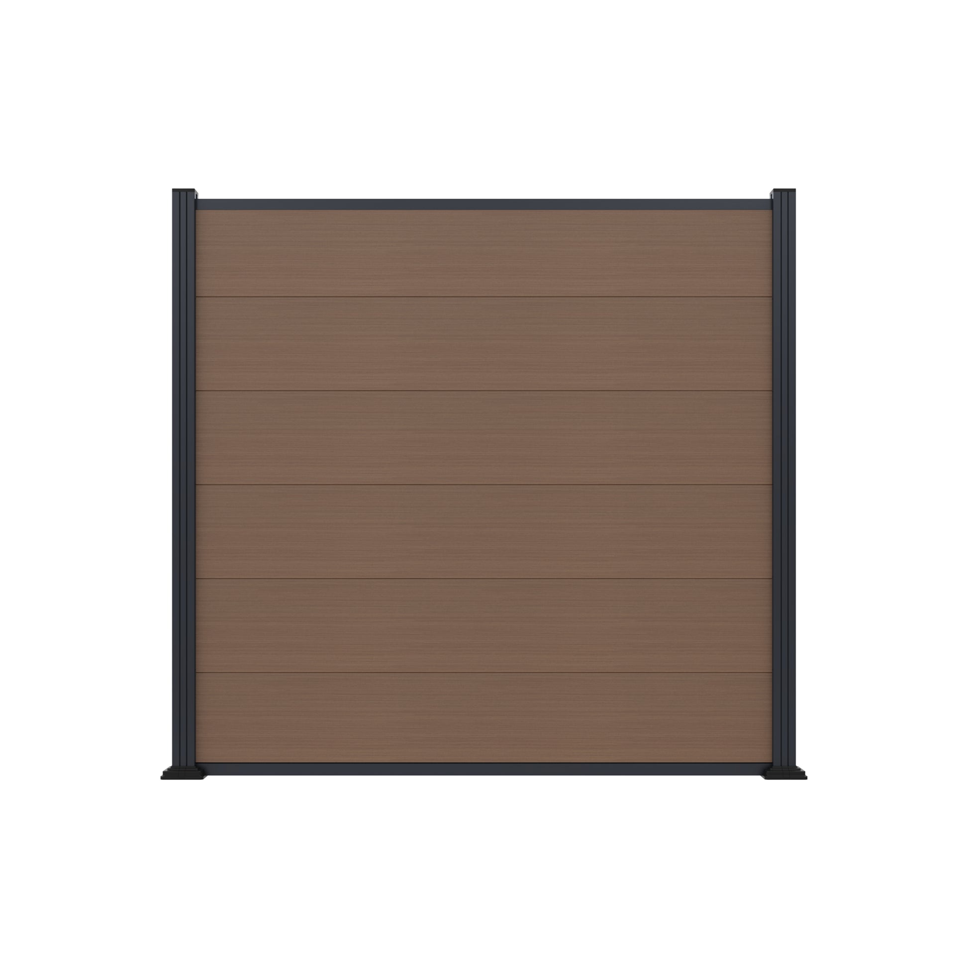 MAX-XL WPC-Steckzaunset
175 x 168 cm; coextrudiert
Farbe TEAK
Abschlussleiste und Clips separat in silber oder anthrazit
