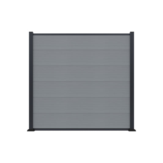 MAX-XL WPC-Steckzaunset
175 x 168 cm; coextrudiert
Farbe SMOKE WHITE
Abschlussleiste und Clips separat in silber oder anthrazit