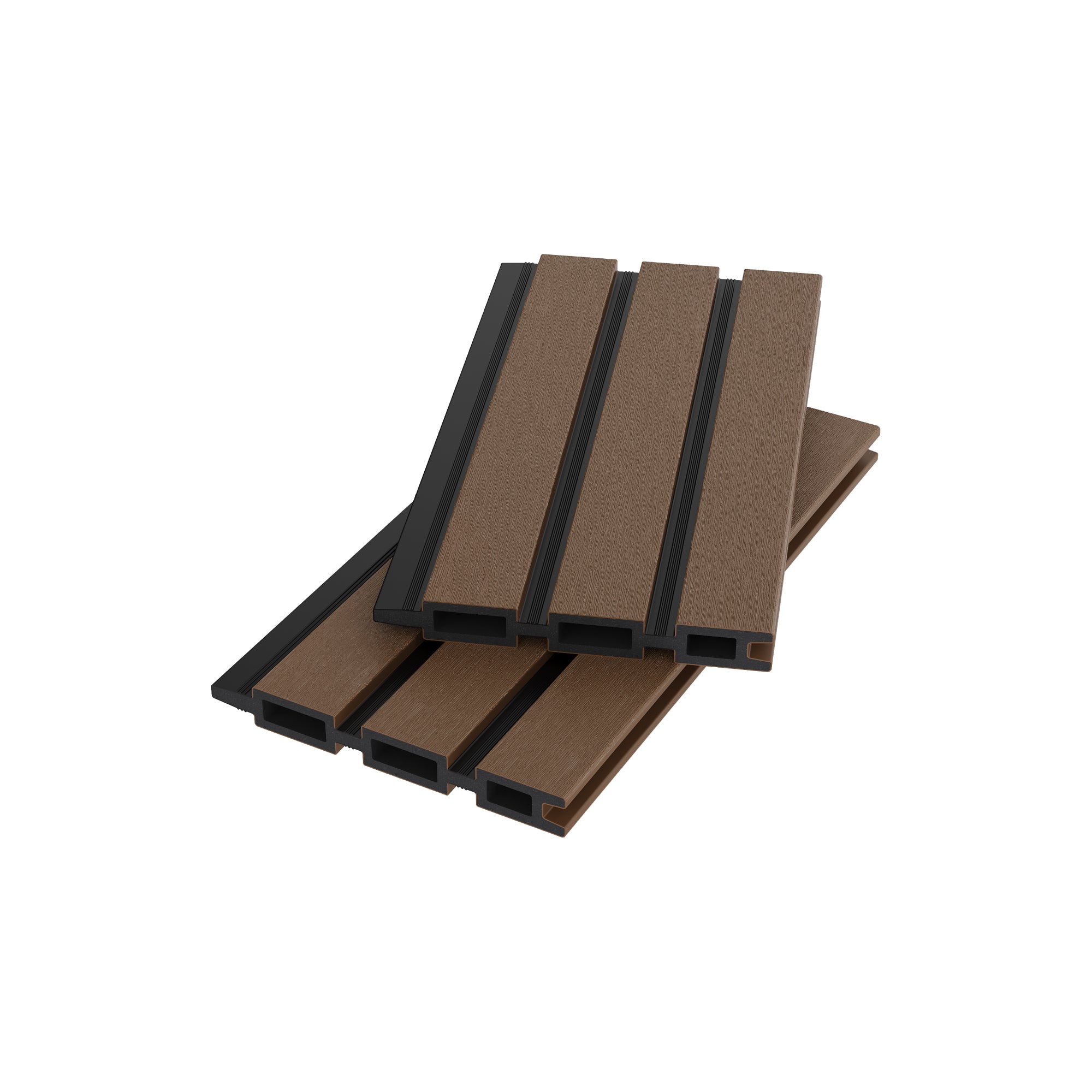 WAREN-Serie
WPC-Lamelle teak/ anthrazit
1750 x 158 x 20 mm, coextrudiert