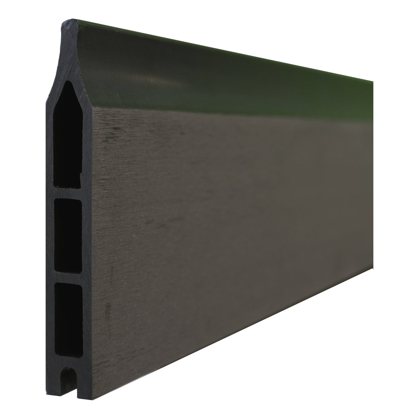 WOLLBACH-Serie
WPC-Lamelle anthrazit
1750 x 140 x 20 mm, glatt, gebürstet