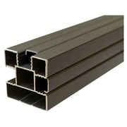 Aluminium-Steckzaunpfosten
ANTHRAZIT, 68 x 68 x 2400 mm
inkl. Abstandhalter, Schienen + Kappen