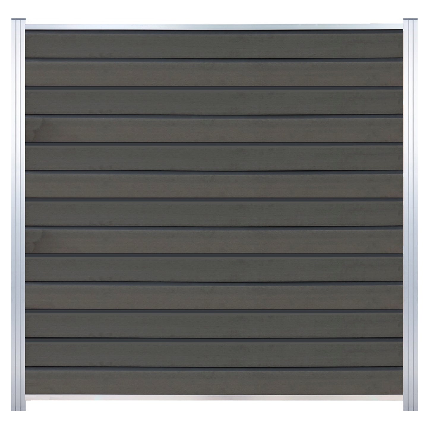 WOLLBACH-Serie, WPC-Steckzaun-Set ca. 175 x 180 cm, GRAU