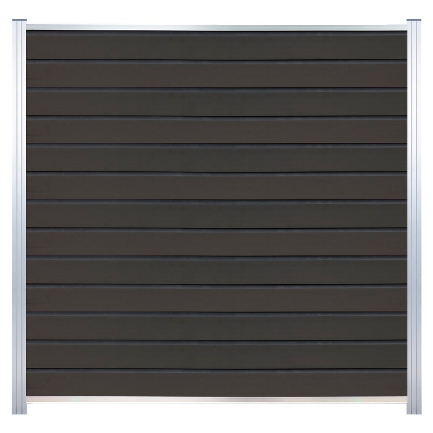 WOLLBACH-Serie, WPC-Steckzaun-Set ca. 175 x 180 cm, ANTHRAZIT