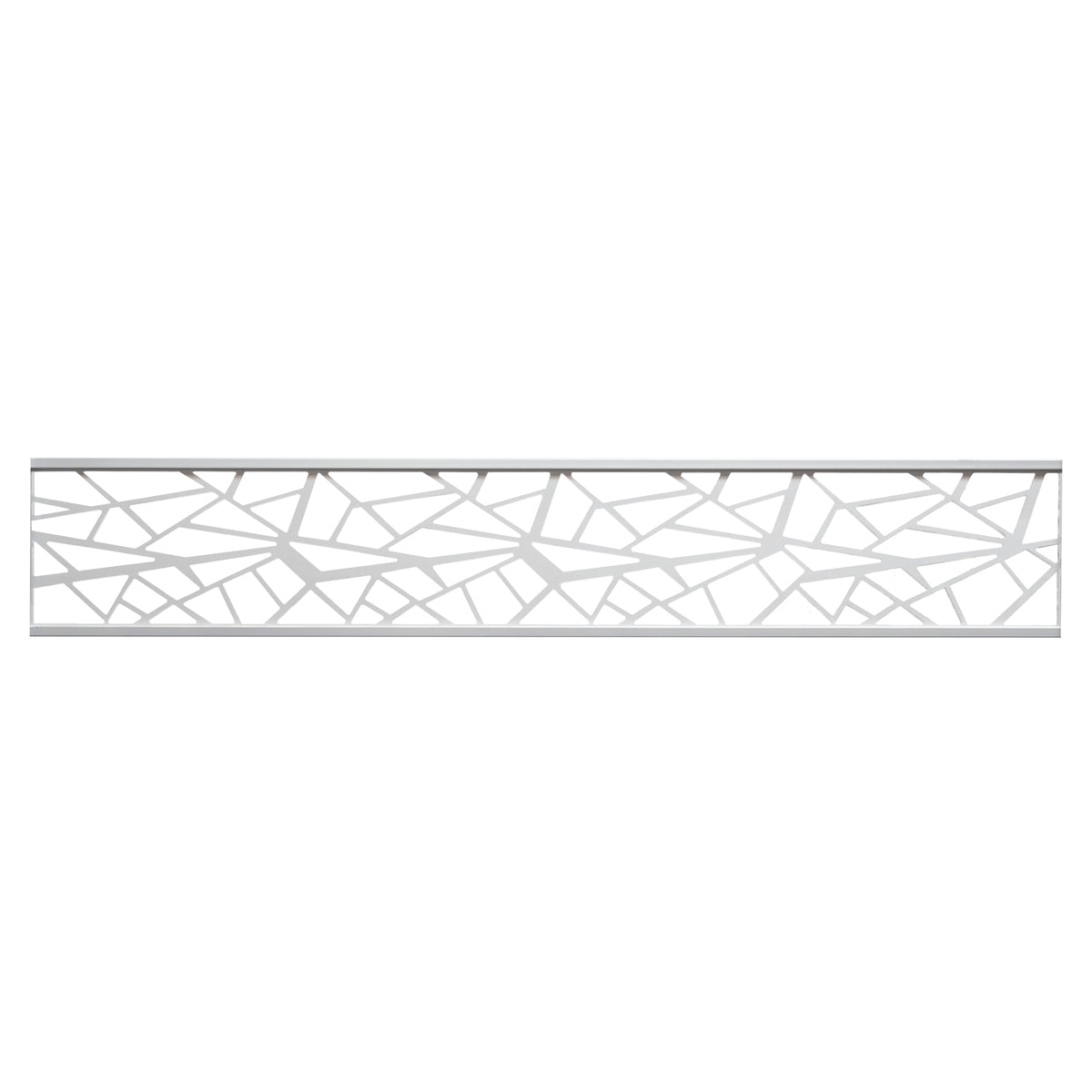 Gitterfüllung Design
SILBER, 20 x 280 x 1800 mm
Aluminium hell eloxiert