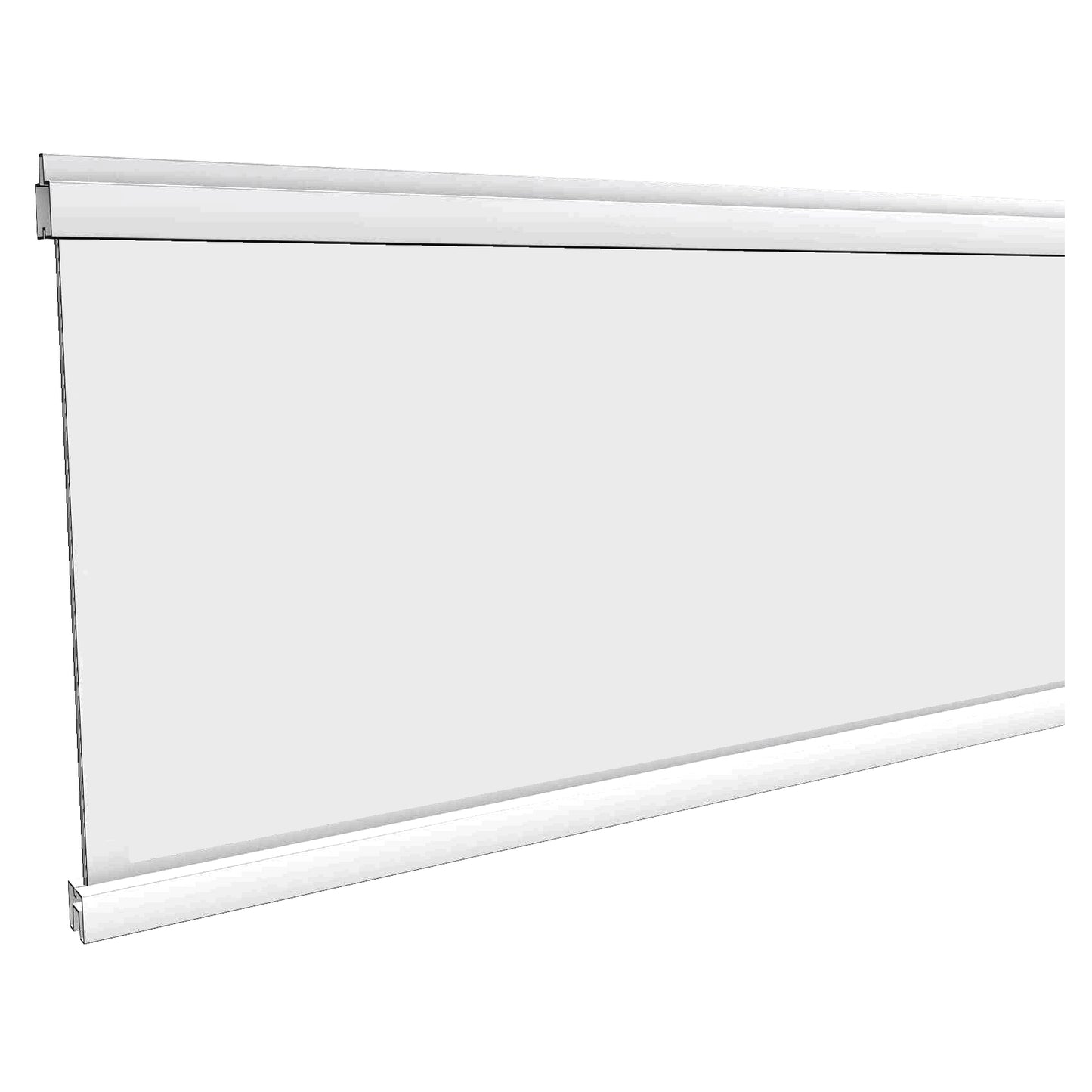 Glasfüllung Satiniert
SILBER, 20 x 280 x 1800 mm
Acryl/Aluminium hell eloxiert