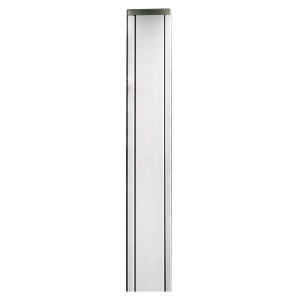 Aluminiumpfosten
SILBER, mit Verstärkung und Kappe
68 x 68 x 1850 mm, hell eloxiert