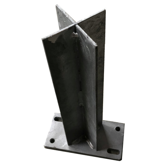 Aufschraubträger
300 x 160 x 88 mm, 
feuerverzinkt